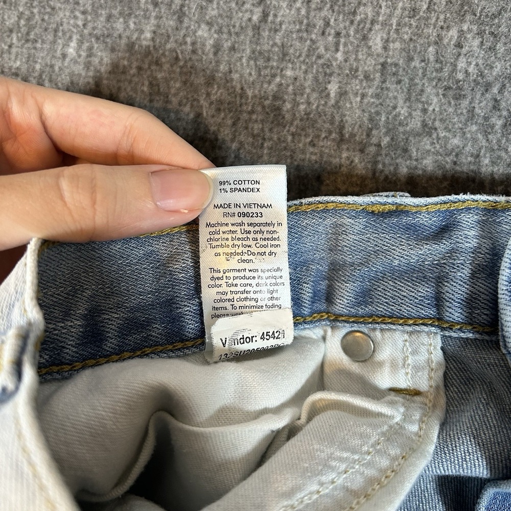 Pacsun Pants Mens 32x32 Fits 34x31 Stacked Skinny Stretch Lightwash Faded Y2K - Picture 8 of 13